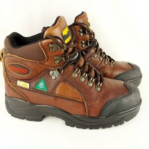 DAFFO leather working steel toes winter boots Thinsulate insolation Size 9w